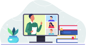 В онлайн класна стая с учител